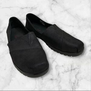 Skechers Bobs Chill Lugs Urban Spell Black Womens 9.5 Memory Foam Comfort Shoes